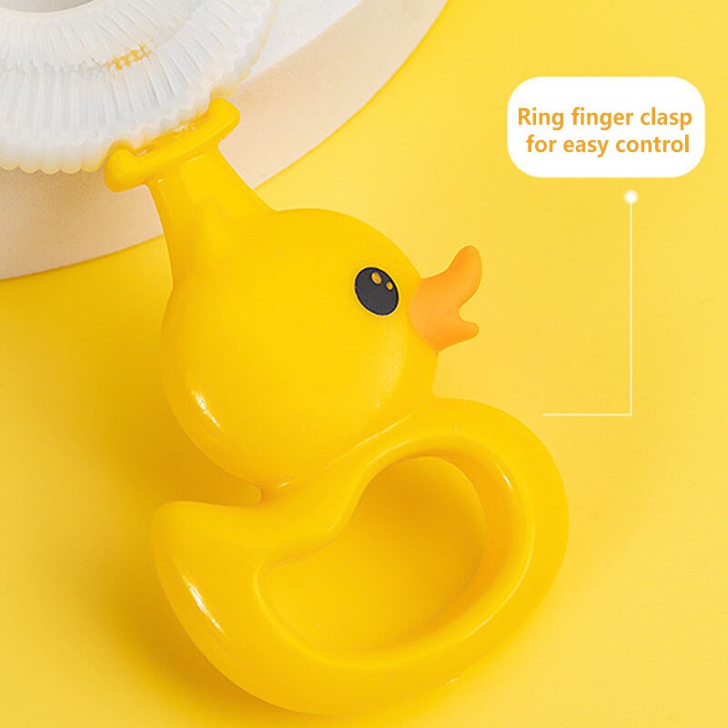 Duck U-Shaped Kids Toothbrush - Image 3