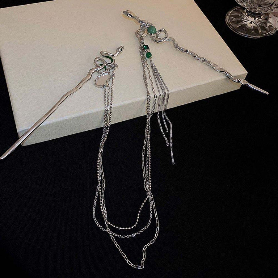 Ancient Style Vintage Double Hair Sticks - Image 5