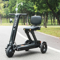 Tri-Wheel Foldable Padded Seat Electric Mobility Scooter - Image 5