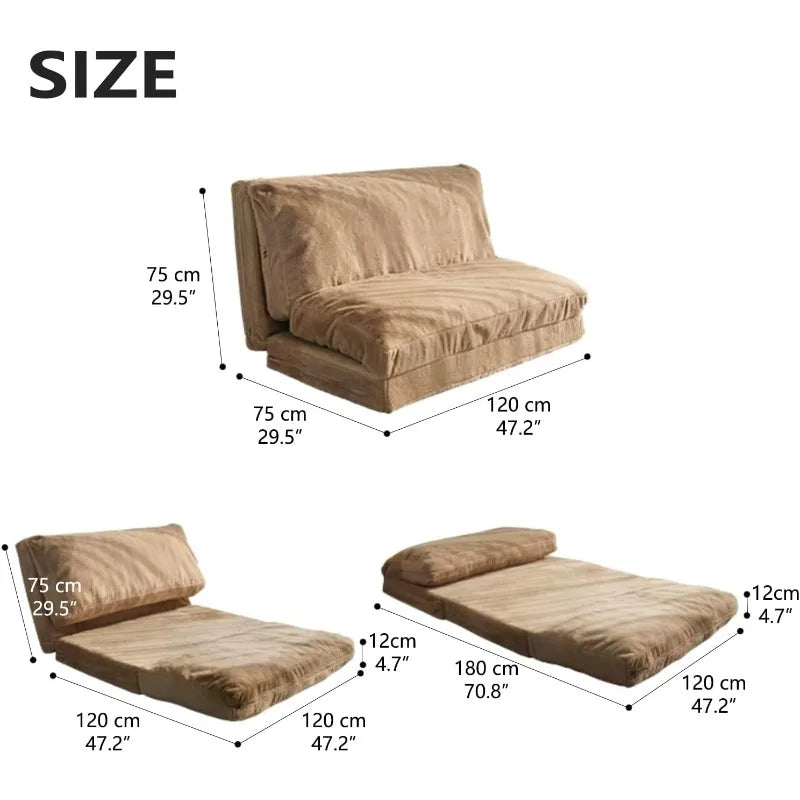 Compact Japanese Style Mattress Foldable Futon Sofa