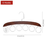 Wooden Space Saving Multi Organizer Hanger