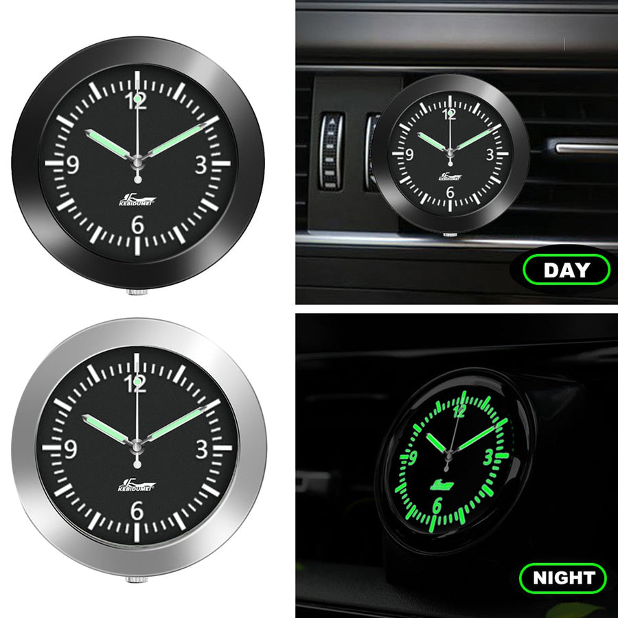 Stick-On Car Dashboard Luminous Clock - Image 2