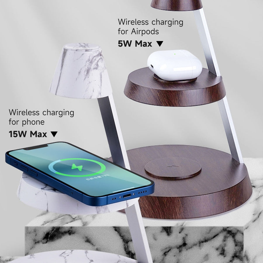 Desktop Powerhouse Multi-Device Wireless Charger Stand - Image 2