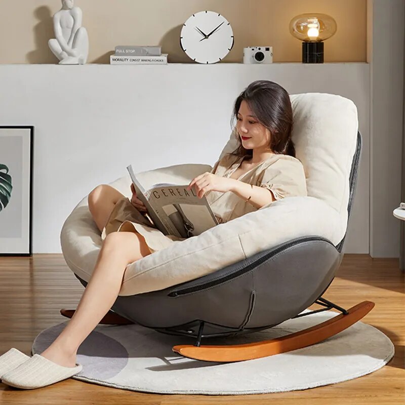 Cloud Comfort Nordic Rocking Chair · Mavigadget