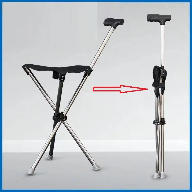 Travel Lift Ultra-Light Foldable Walking Support Stick - Image 0
