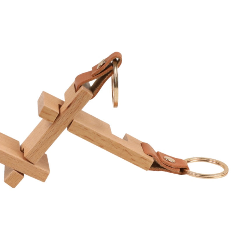 Portable Keychain Wood Phone Stand - Image 3
