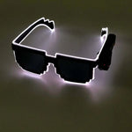 Flashing Luminous 8-Bit Stylish Party Glasses