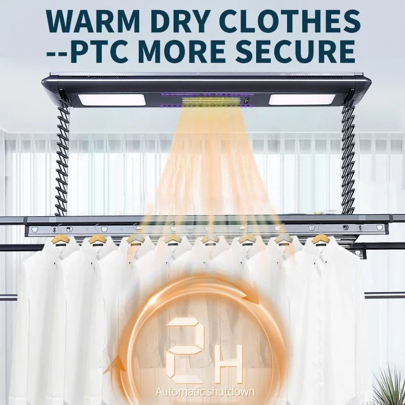 Automatic Smart Laundry Dryer Hanger Rack System - Image 3
