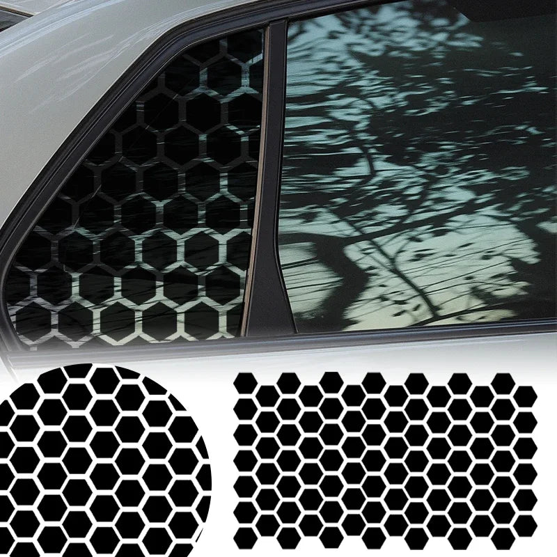 Car Side Window Honeycomb Decor Sticker - Image 4