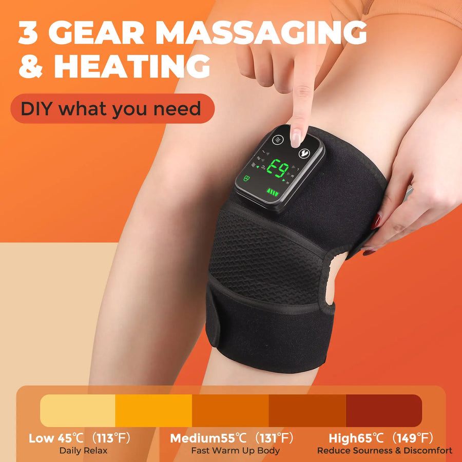 Compress Vibration Therapy Smart Heated Massager - Image 4