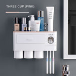 Wall-Mounted Magnetic Bathroom Organizer