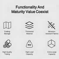 Built-in Cooling Bag Portable Folding Outdoor Stool - Image 7