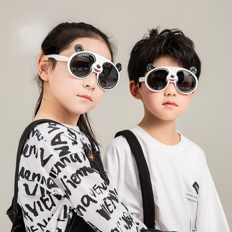 Cute Panda Soft Bracket Kids Sunglasses - Image 4