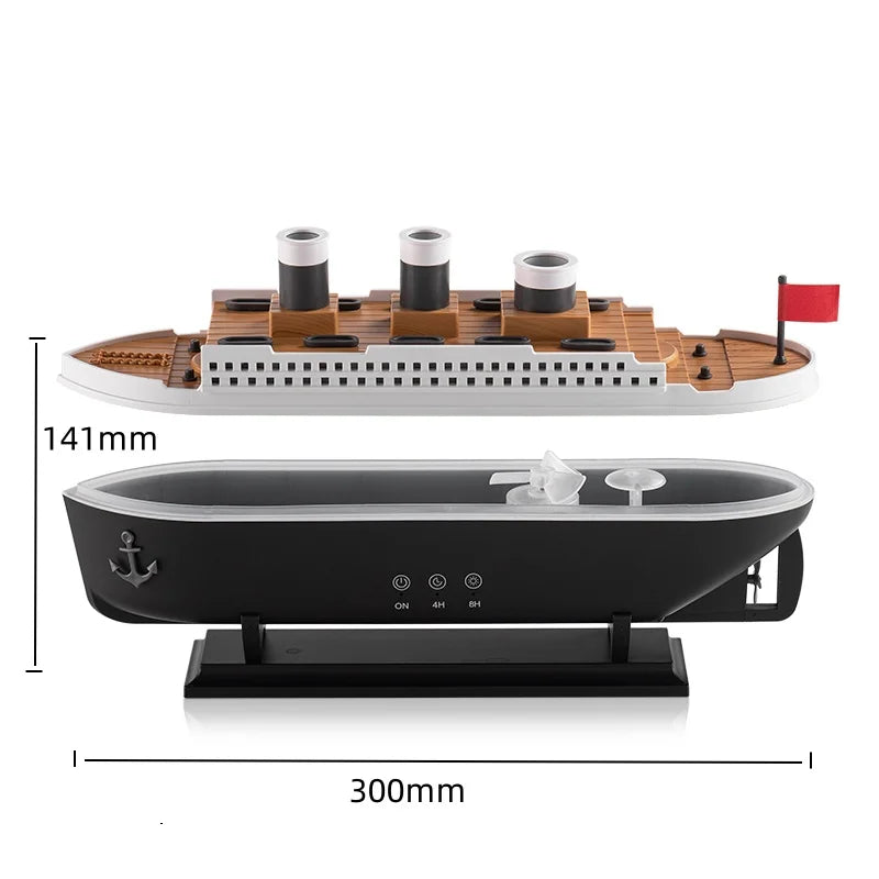 Luxury Ocean Liner Electric Aromatherapy Air Humidifier - Image 5