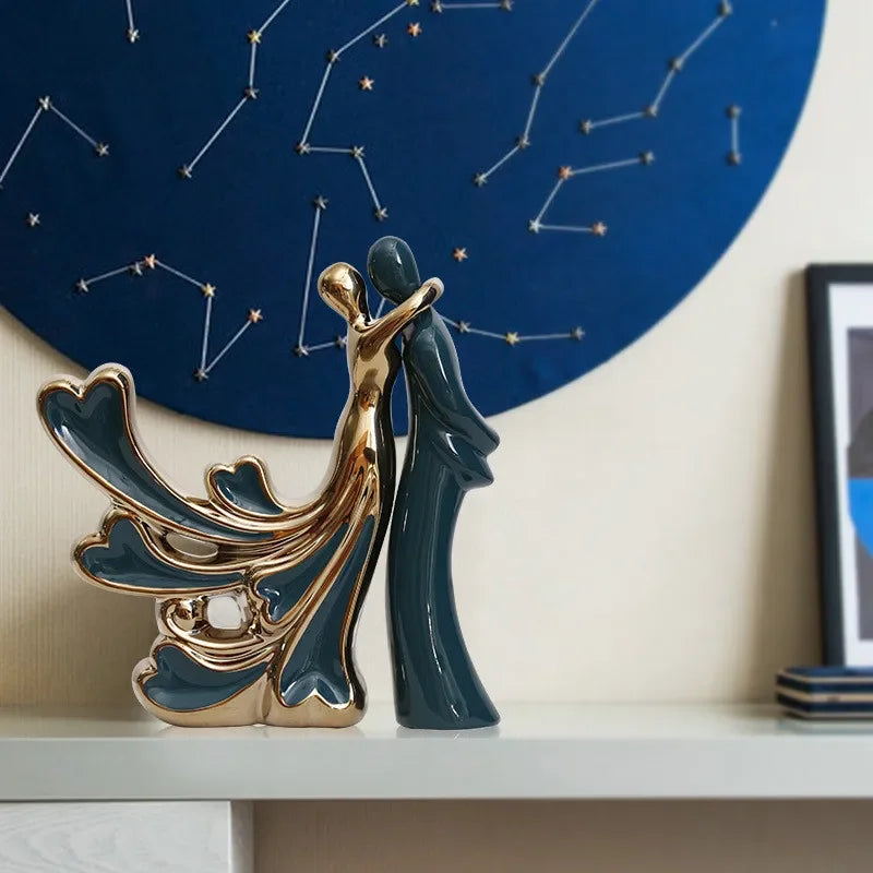 Romantic Couple Figurine Home Decor - Image 4