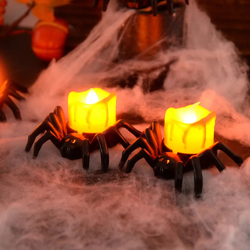 Spooky Spider LED Decor Candle - Image 3