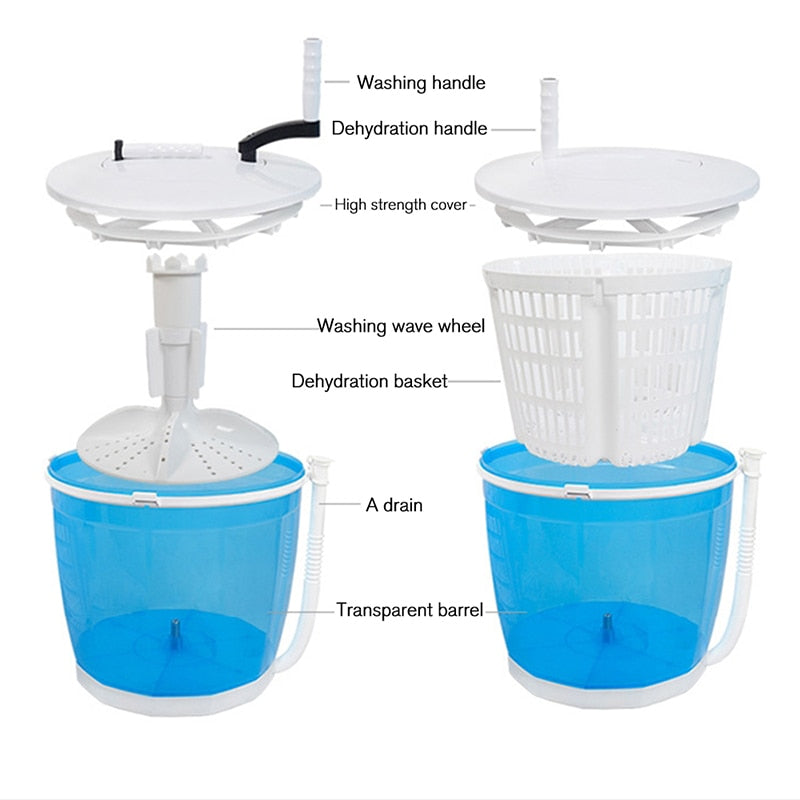 Easy Clean Manual Portable Washing Machine - Image 3