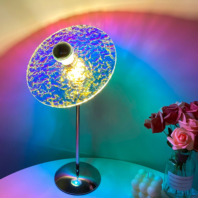 Sunset Atmosphere Rainbow Table Lamp - Image 7