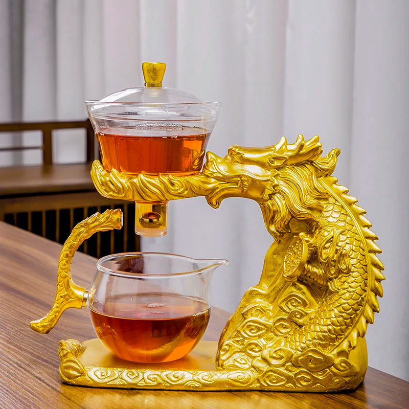 Magnetic Flow Kungfu Turtle Dragon Teapot Infuser - Image 4