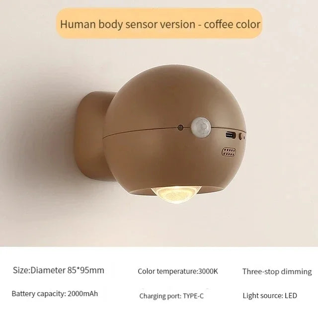 Rotating Mini Magnetic Rechargeable Wall Lamp - Image 8