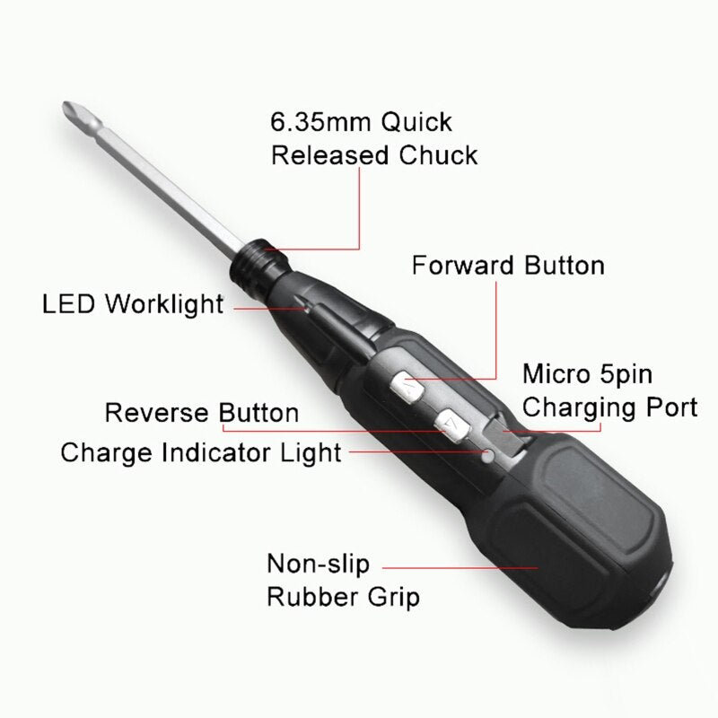 Magnetic Electric Cordless Screwdriver - Image 4