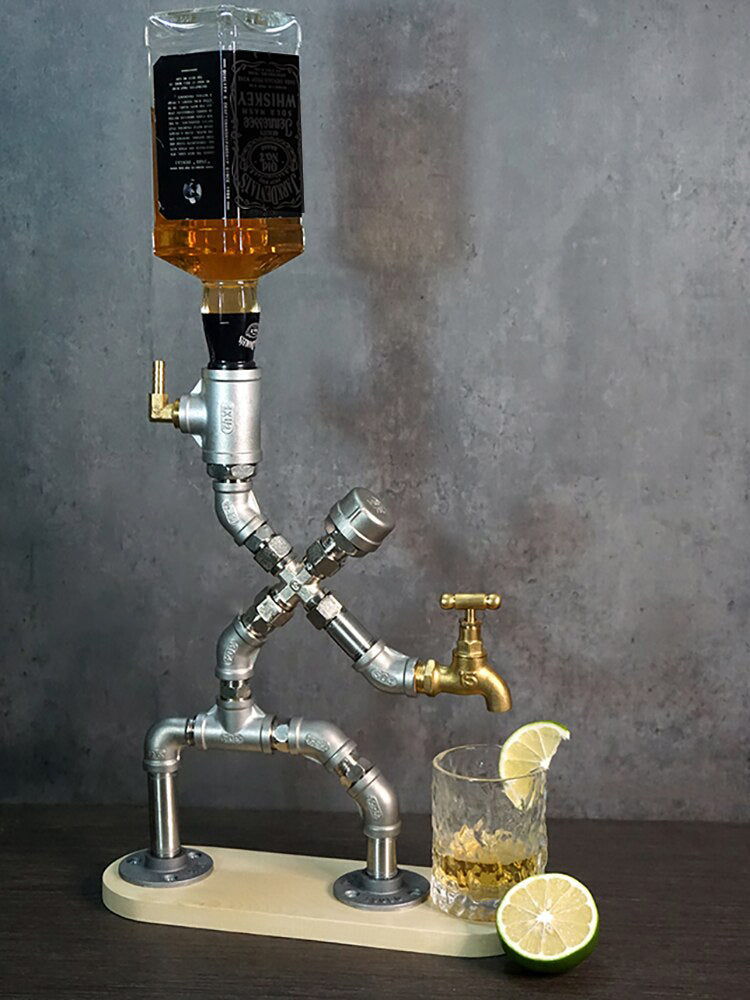 Vintage Human Industrial Pipe Drink Dispenser - Image 5