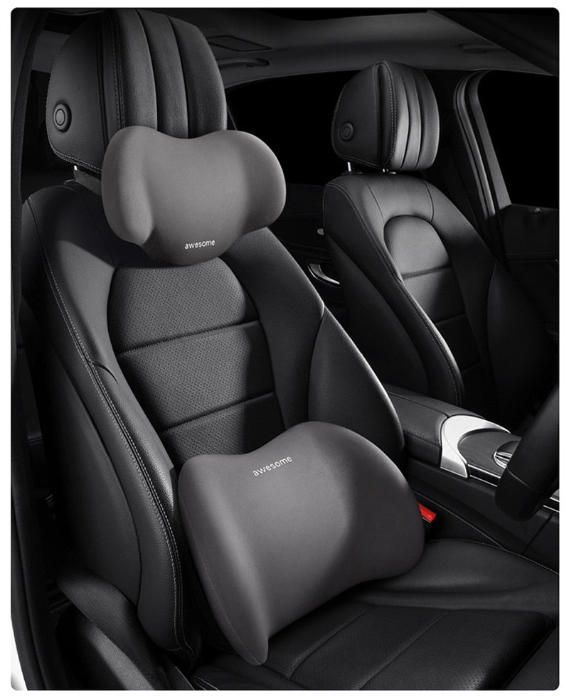 Memory Foam Car Neck Headrest Pillow - Image 4
