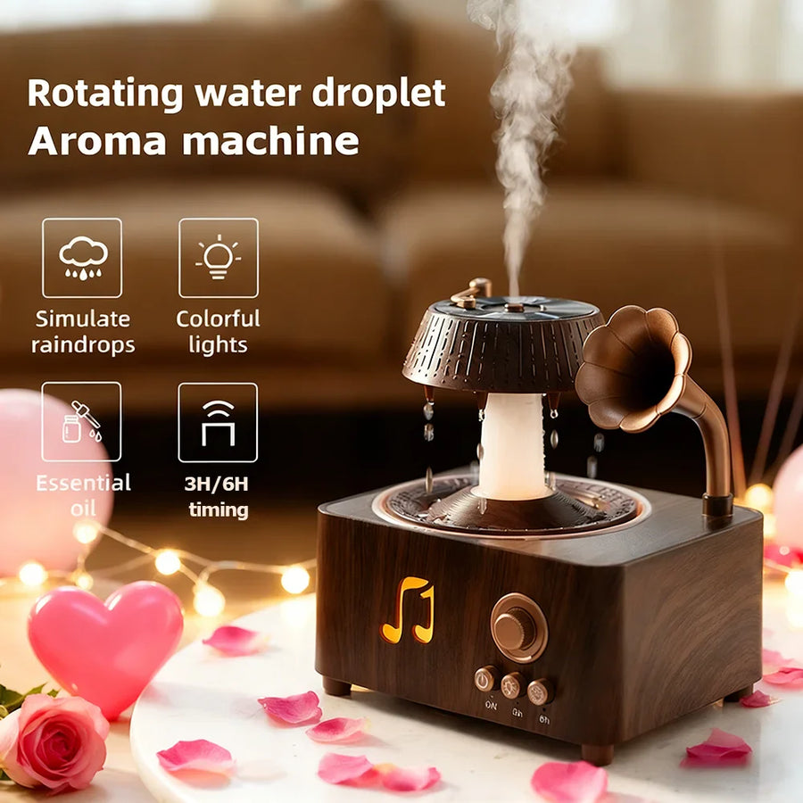 Vintage Rotating Gramophone Air Humidifier - Image 3