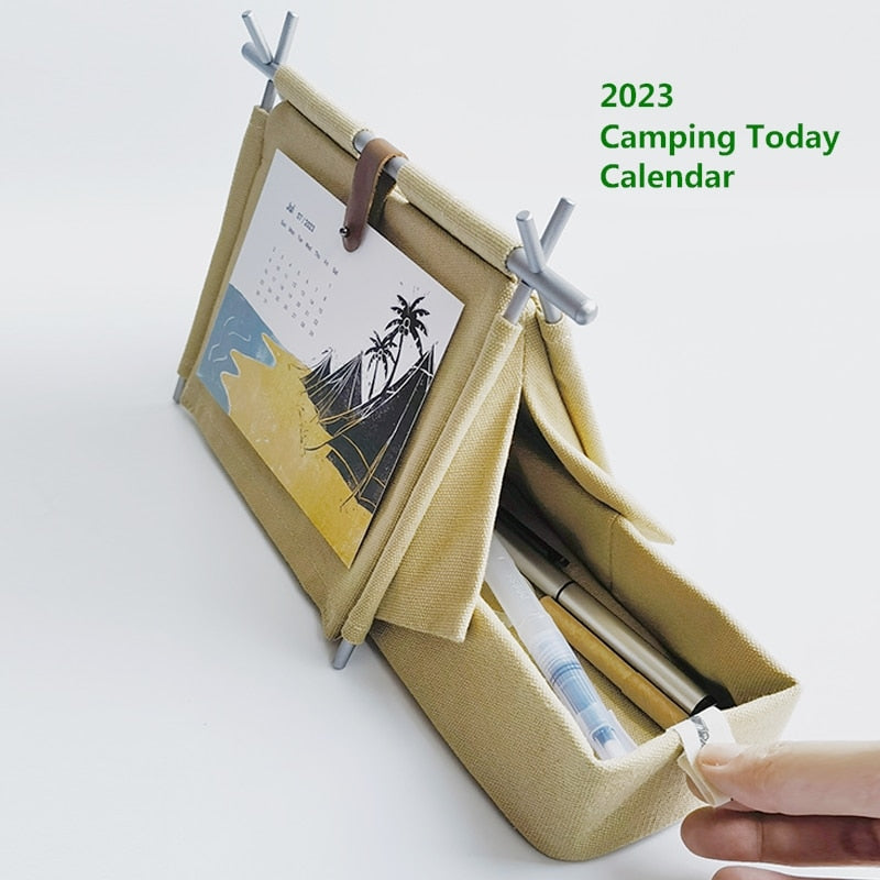 Camping Dreams Tent Desk Calendar - Image 4