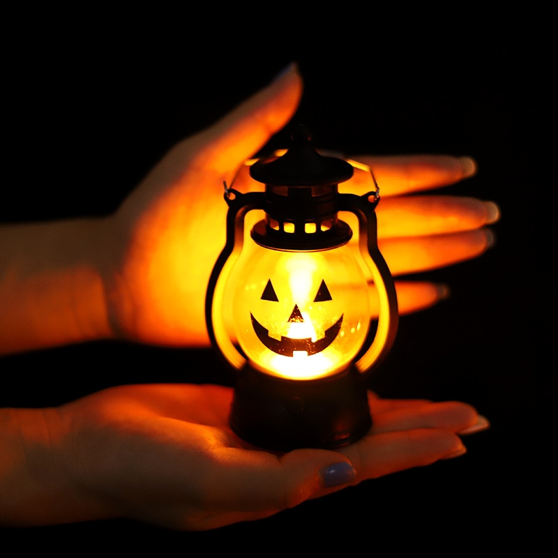 Mini Halloween Scary Pumpkin Hanging Lamp