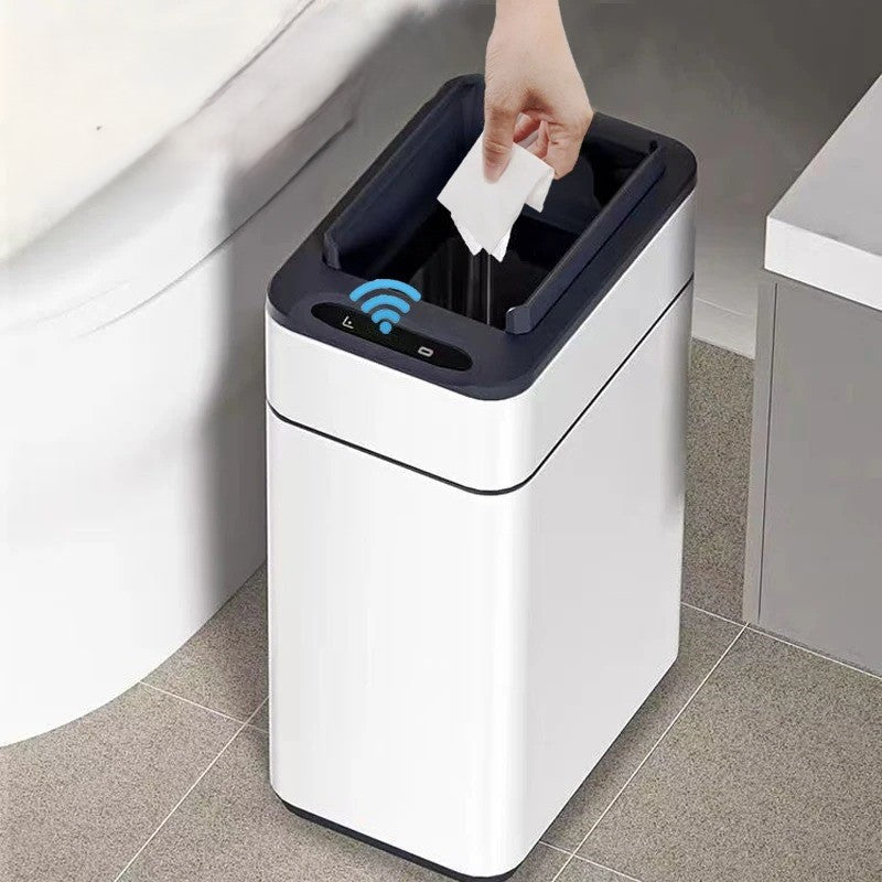 Smart Stainless Steel Automatic Sensor Trash Bin - Image 0