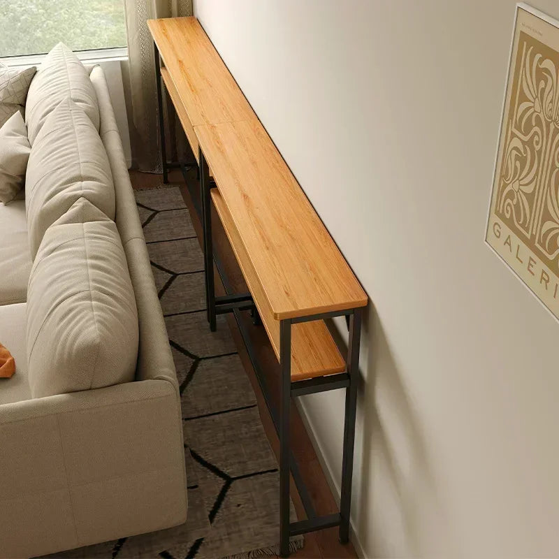 Sofa Gap Table Narrow Modern Space-Saving Table - Image 2