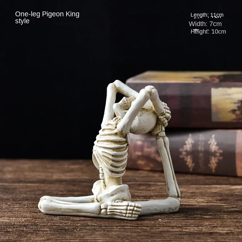 Yoga Master Skeleton Figurine - Image 5
