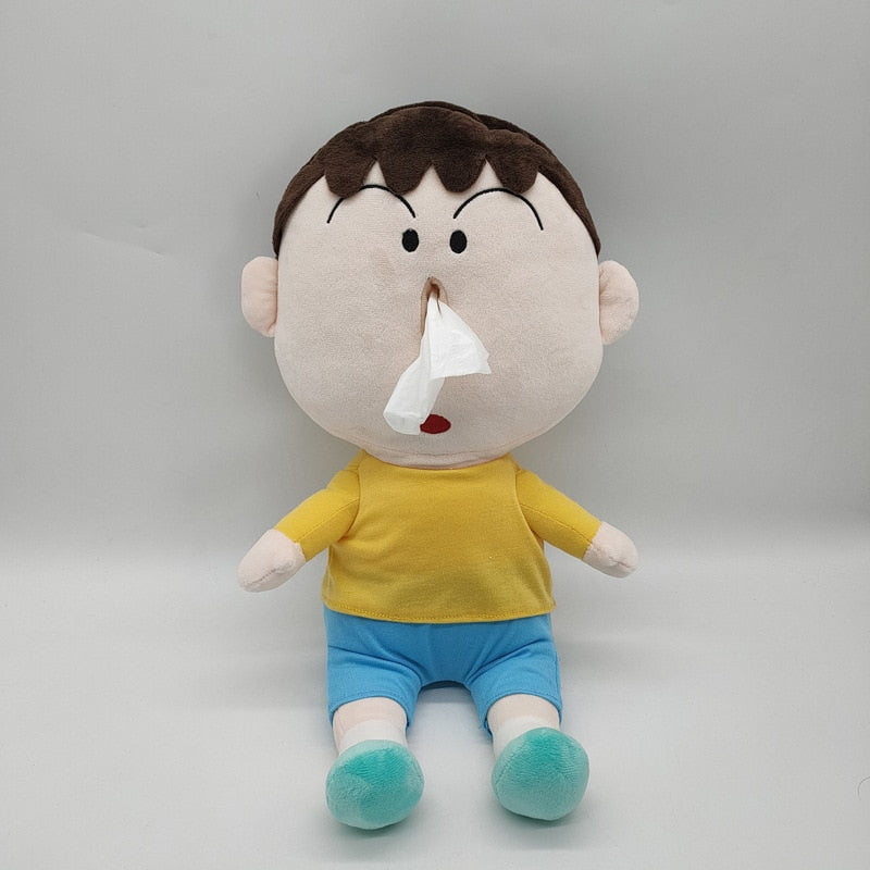 Mini Human Plush Toy Tissue Box