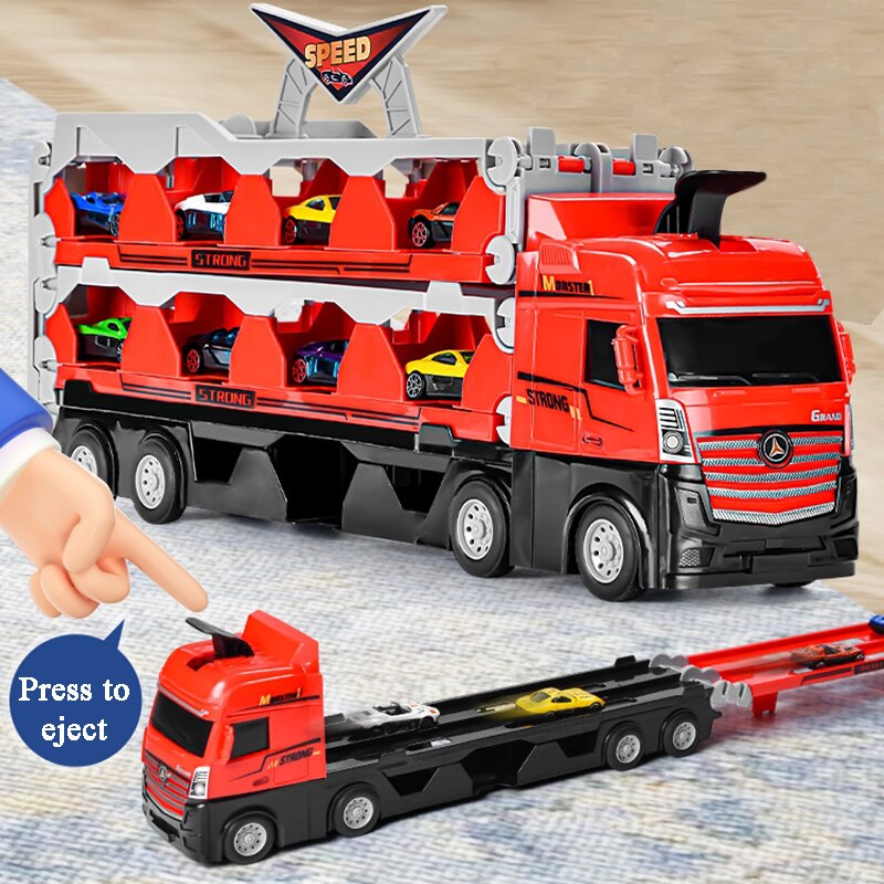 Giant Folding Truck Catapult Race Track - Image 1