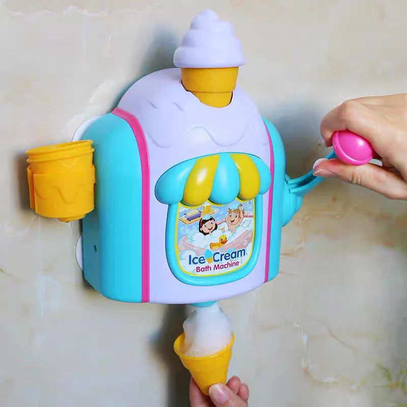Ice Cream Bubble Foam Maker Bath Toy - Image 3