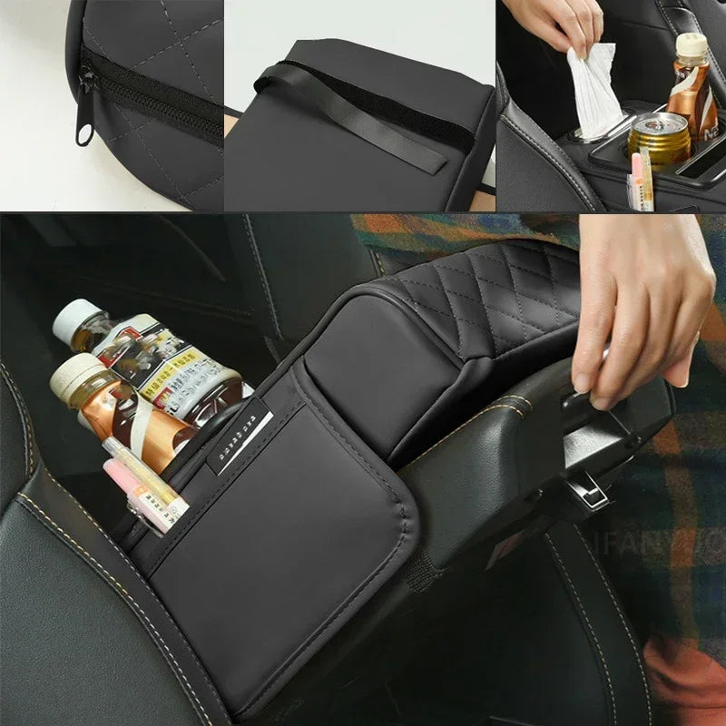 Console Craft Multi-Pocket Car Armrest Pad - Image 2