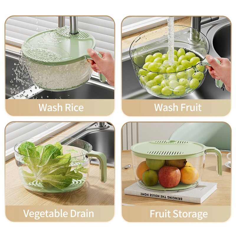 Easy Rice Washer Filter Strainer Basket - Image 1