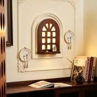 Warm Glow Arch Window Shelf Lamp - Image 2