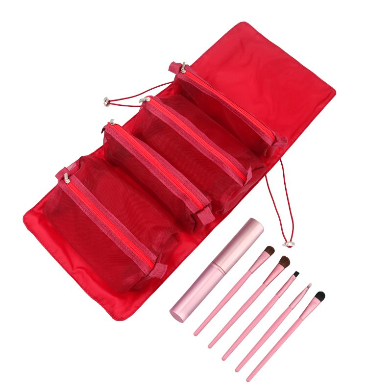 Foldable Detachable Mesh Cosmetic Travel Bag - Image 12
