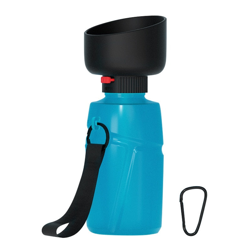 2in1 Foldable Travel Pet Water Bottle