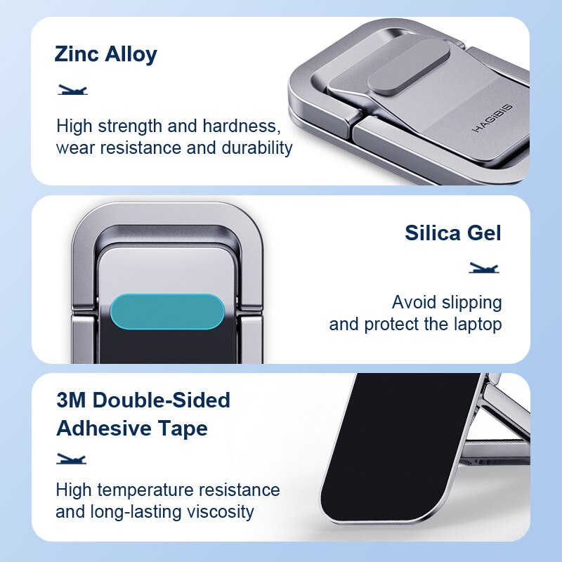 Sticky Foldable Laptop Stand Riser - Image 6
