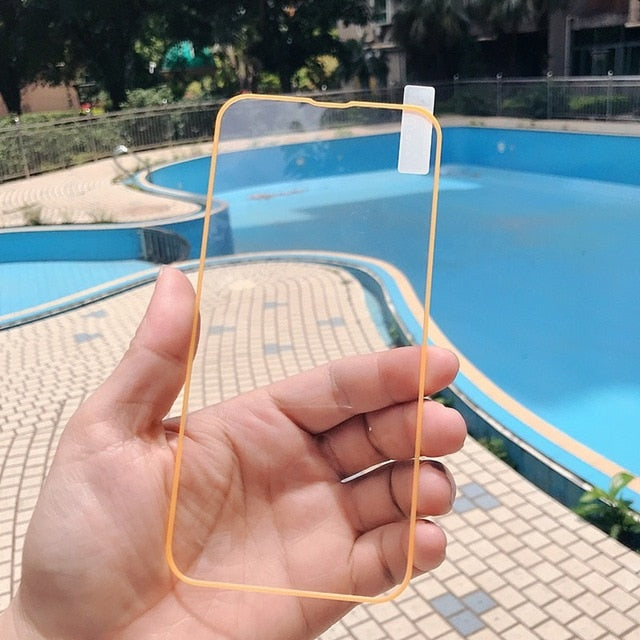 Full Cover Luminous Tempered Glass iPhone Screen Protector - Image 10