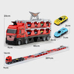 Giant Folding Truck Catapult Race Track