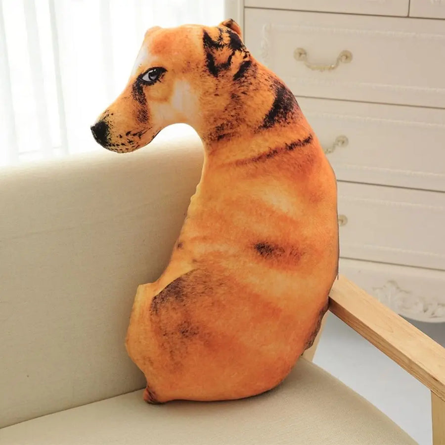 Realistic Dog Soft Dog Plush Pillows - Image 2