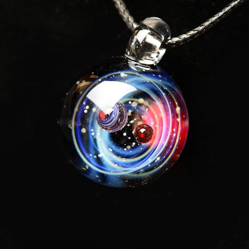 Universe Solar System Creative Necklace