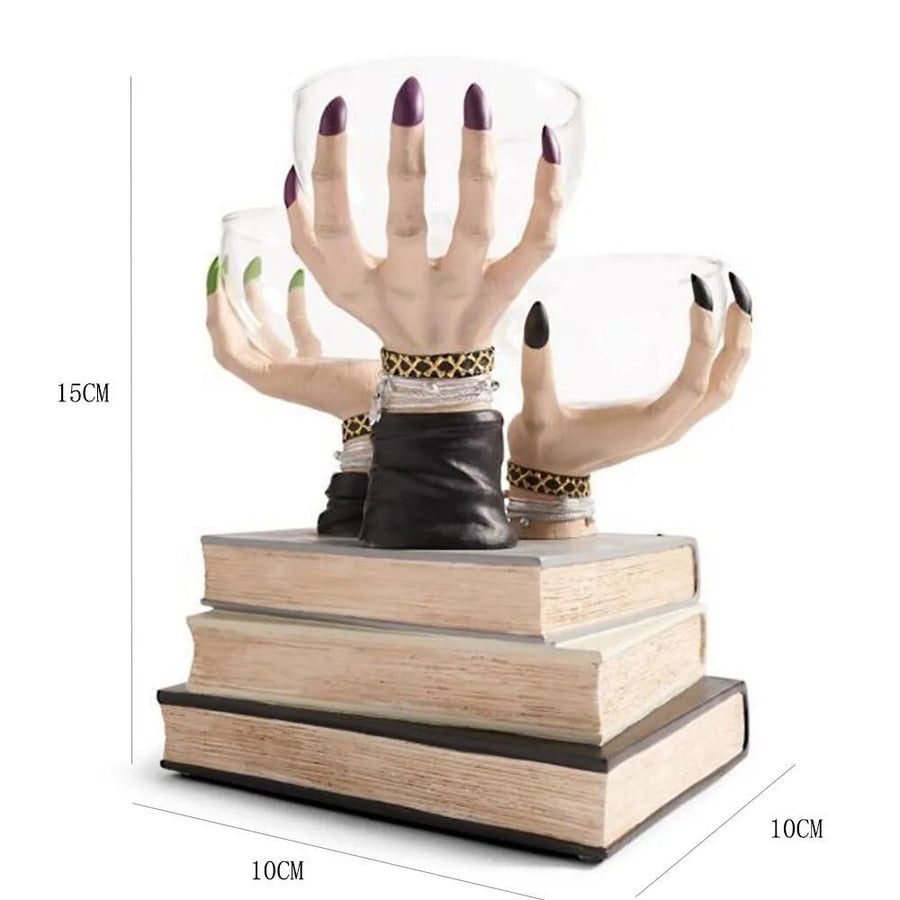 Witch Hand Vintage Resin Party Snack Holder - Image 3