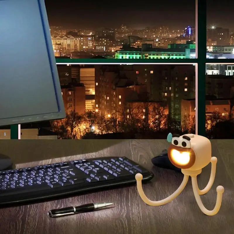 Adjustable Octopus Night Lamp Phone Holder - Image 1