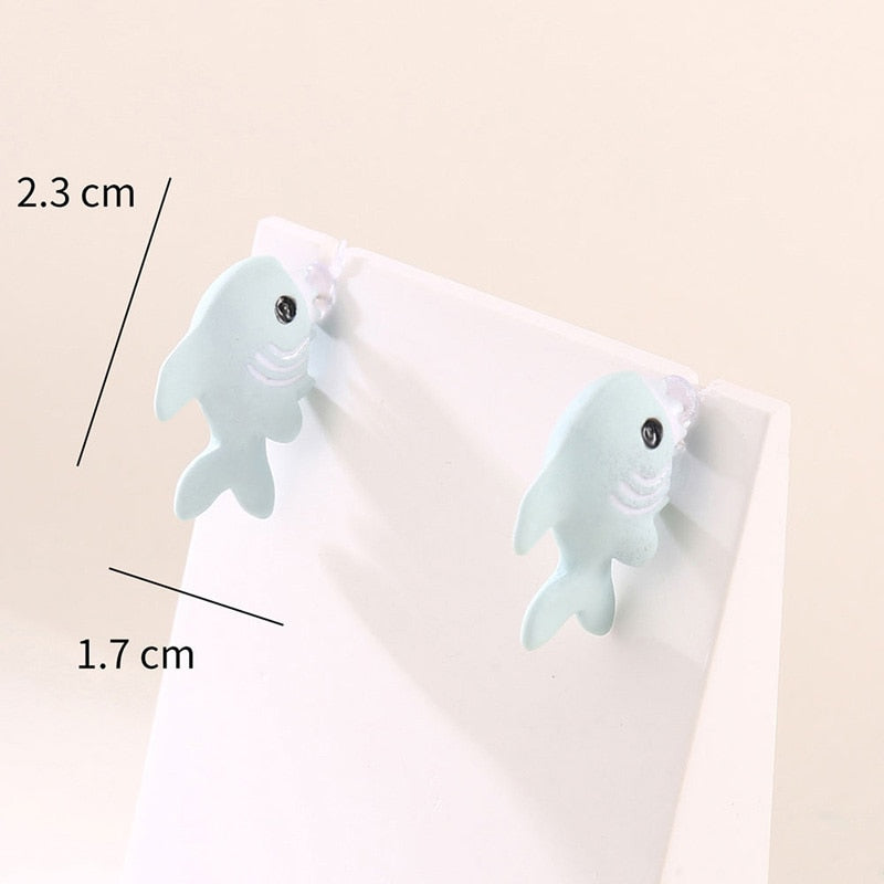 Animal Bite Cartoon Creative Earrings - Image 2
