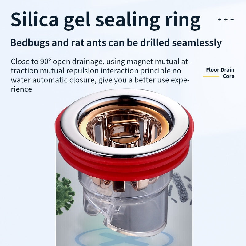 Safe Bathroom Universal Anti Odor Drain Filter Plug - Image 2